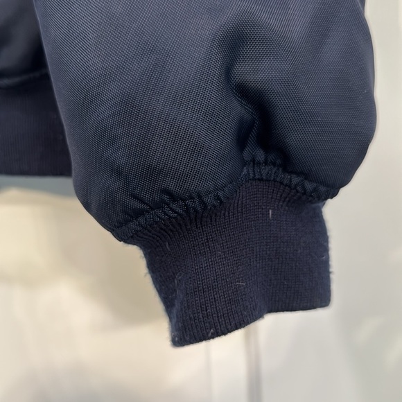 🔵 Vintage Y2K Baby Phat Blue Hooded Bomber Puffer Jacket Size XL - Picture 7 of 13